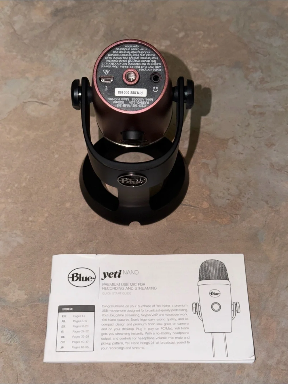 Blue Yeti Nano Metallic Red USB Microphone